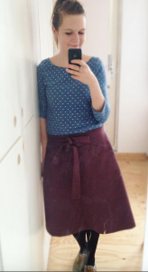 Lark tee and Miette Skirt